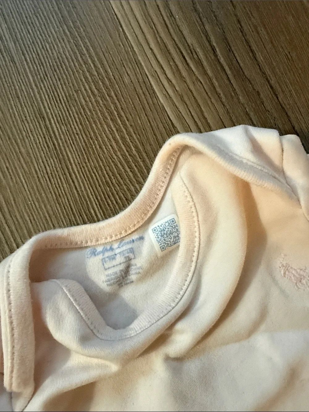 Ralph lauren baby pink long sleeves pants pajama set - 6m